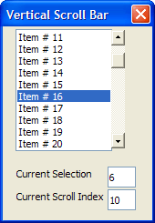 Xd Vertical Scroll Bar